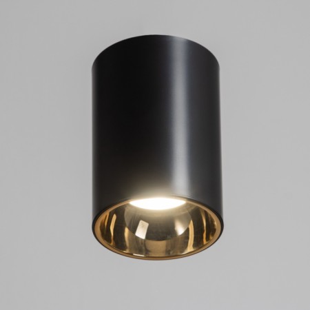 Roll Lamp GU10 10W black and gold 7.3x7.3x10.3 cm-1