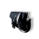 Cross-Body bag Chica Rica on a valve, black color