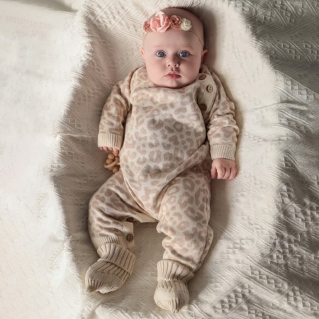 Knitted Knit Kroshka Me LEO Baby, height 62-68 cm-1