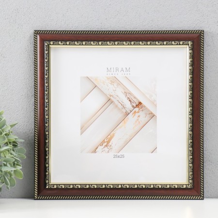 Photo frame Plastic "Mira" 25x25 cm Wenge (plastic screen)