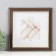 Photo frame Plastic "Mira" 25x25 cm Wenge (plastic screen)