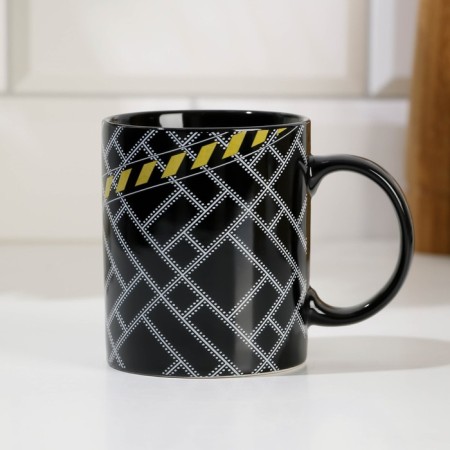 Ceramic mug “only for a man”, 300 ml, black color-2