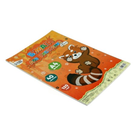 A4 drawing paper, 40 sheets, block 120 g/m2-2