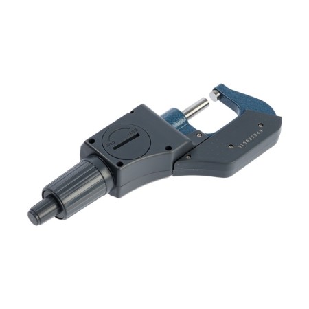 Micrometer electronic tundra, metal, range 0-25 mm, measurement step 0.001 mm-5