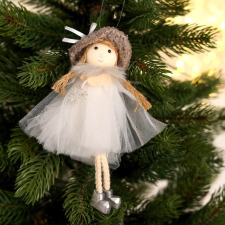 Doll "Olya", in beret, color mix-2