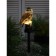 Garden lamp on the sunny battery "Owl", 45 cm, 1 LED, glow warm white