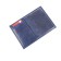 Cover for passport+cards P405, without fastener, n/k, blue cracker