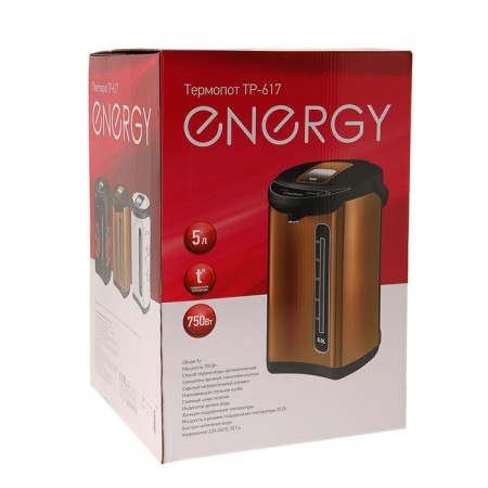 Energy TP-617, 5 l, 750 watts, white with a pattern-3