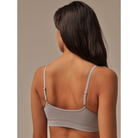 Top female with cup, size XL, color smoke-1