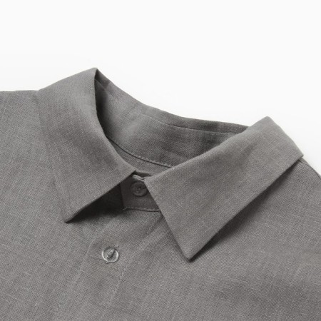 Men's shirt with long sleeve MIST R.52, Gray-6