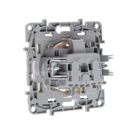 LEGRAND ETIKA socket, 16 A, single, hidden, with salary, with curtains, ivory-1