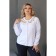Female shirt, size 52, blue color