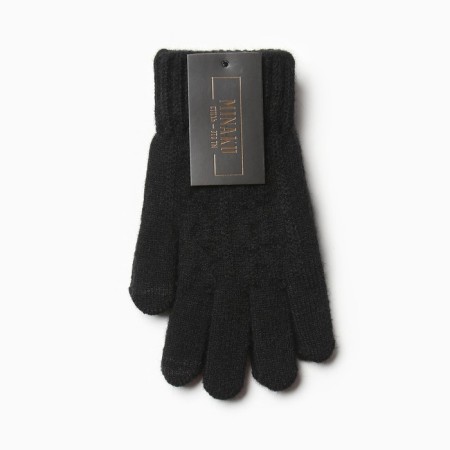 Male gloves minku 21 cm black-3