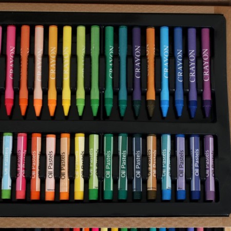 Drawing for drawing in a wooden suitcase, folding-11