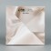Gift box for flowers with PVC lid, packaging, "silk", 12 x 12 x 12 cm