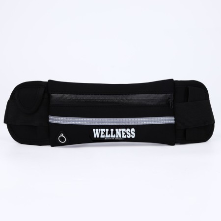 Board for running a waist, on a zipper, black color-2