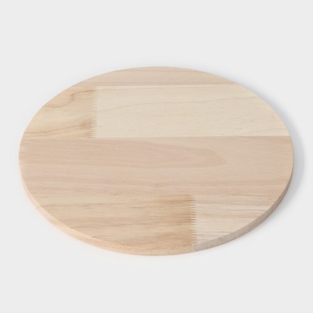 Cutting board Magistro "oak", d = 25 cm, oak-5