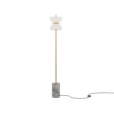 Торшер Maytoni MOD178FL-L11G3K, LED, 11 Вт, 220х220х1450 мм, 1300 Лм, 3000К, золото, серый