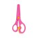 Baby scissors 13 cm, plastic, fixator, rounded ends, in a cardboard box, a mix