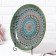 Largan Rishtan ceramics "Patterns", 36 cm, red
