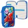 Penal 2 sections, 125x205x40 mm, laminated cardboard, spider-man