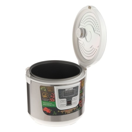 Optima MC-5101, 900 W, 5 L, 11 programs, silver/white-3