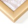 Photo frame pine c19 gold 15x21 cm (plastic screen)