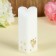Wedding candle "Heart", 6.8x15 cm, white, home