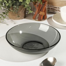 Deep plate Basilico. Lava Grey, 700 ml, d = 19 cm, gray color
