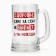 Mug of the beer boat "Health will not drink for itself", 500 ml