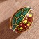 Musical instrument Marakas "Egg with a pattern - point painting" 7x5x5 cm