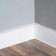Floor skirting board 55mm "decoration", 001 white 2.2m