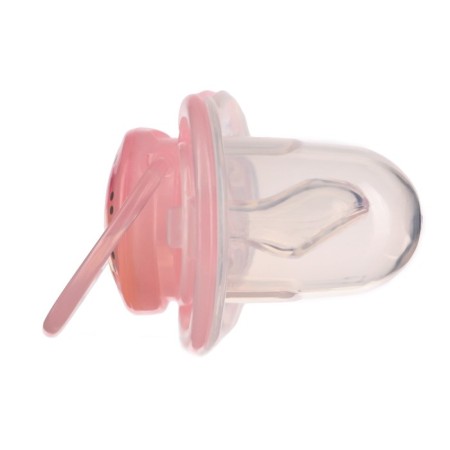 Nipple is an orthododetic dummy "cats" with a cap, +6 months, pink-4