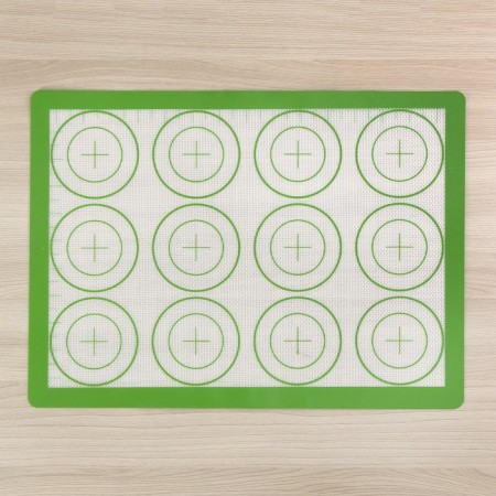 Silicone carrier rug reinforced "Macaron. Plus ", 42 × 29.5 cm-7