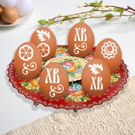 Easter set for setting the table "Zhostovo"-1