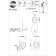 Sconces st. SL1188.301.01. Idesia. 1x40 W, E14, 17x30 cm, brass color