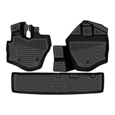 3D mats in the cabin for Kia Bongo 2022-, 3 pcs.