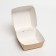 Packaging for burgers, craft, 11 x 11 x 11 cm