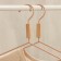 Shoulders - a clothes hanger with reinforced shoulders Ladoom Laconique, 42 × 24 × 3.2 cm, pink color