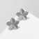 Clips "Easy" Flower, Color silver