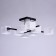 Tetro ceiling chandelier, 8x60W E27, coffee house 60x60x22 cm