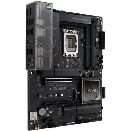Motherboard ASUS PRART B760-Creator D4 SOC-1700 Intel B760 4XDDR4 ATX AC`97 8ch (7.1) 100447-1