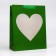 Package Hologography with the window "Heart", "Green", M 32 × 25.5 × 11 cm set 1 pc.
