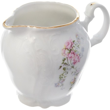 Tea Service 6/9 Bernadotte, decor "Wild rose, gold layer", 15 items-3