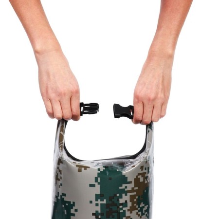 Yugana hairshome, PVC, waterproof 20 liters, one belt, camouflage-11