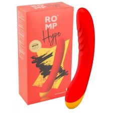 Вибратор со стимуляцией G-точки Romp Hype, 21 см, красный