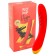 Vibrator with stimulation of Go-point Romp Hype, 21 cm, red