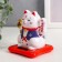 Plastic pendulum from the solar battery "Cat Mani-Neko in a vest" MIX 9x7.5x7 cm