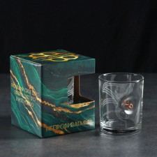 A glass 
