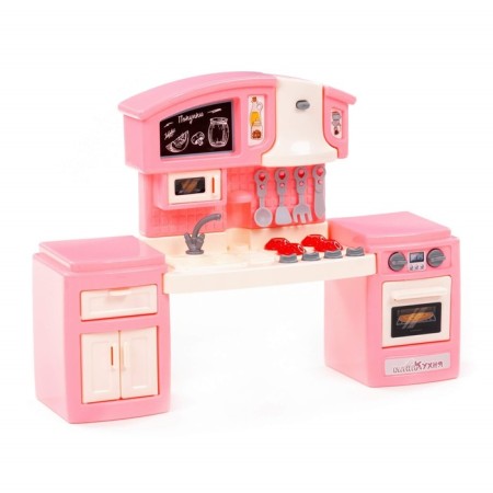 Mini-Kukhnya "Baby", in box No. 2, pink color-4